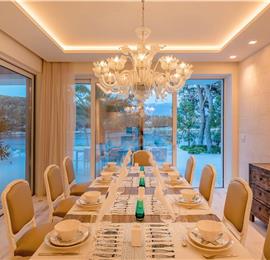 Luxury 6 Bedroom Brac Island Beach Front Villa With Heated Infinity Pool and lift near Sumartin sleeps 12